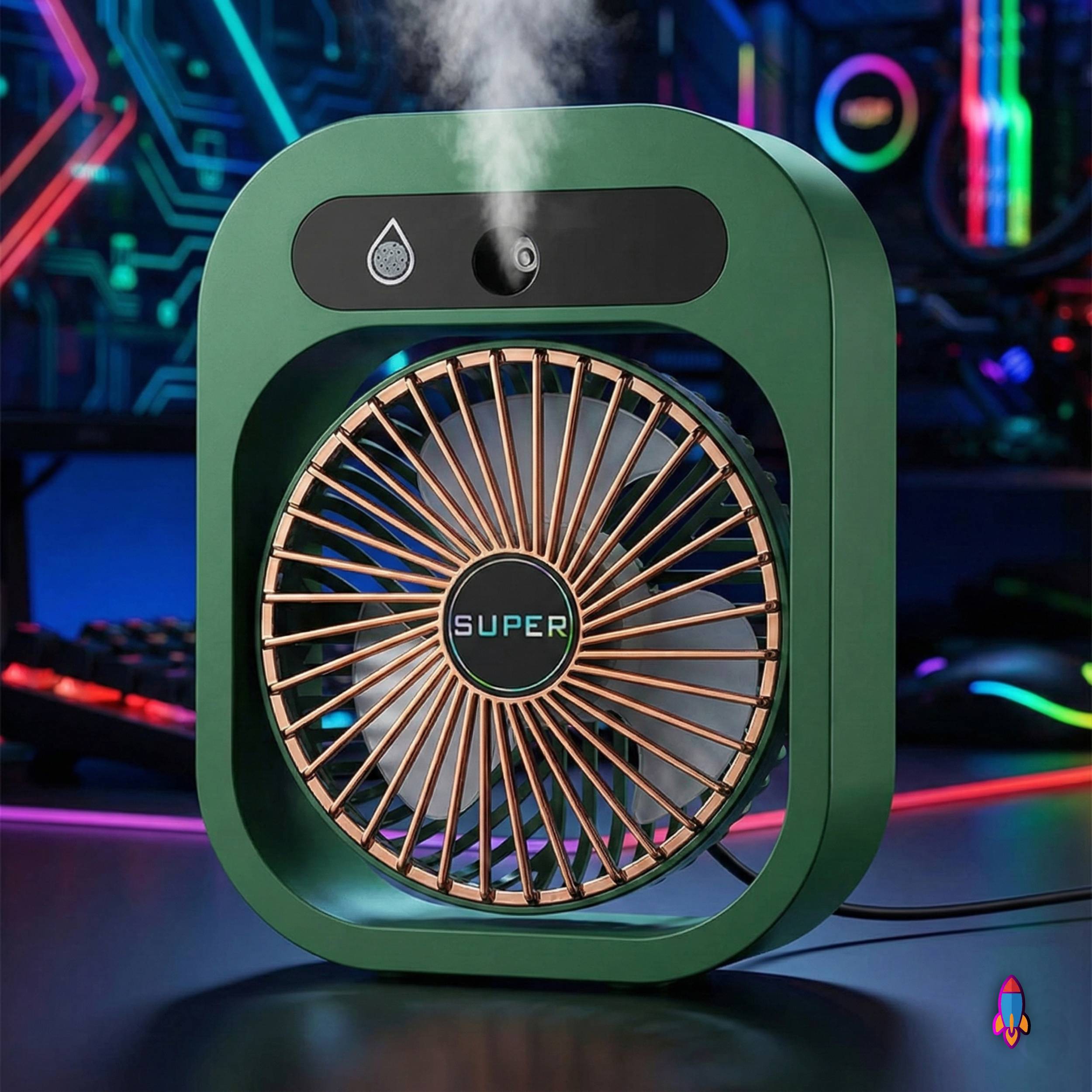 Air Conditioning Fan and Air Mist Humidifier