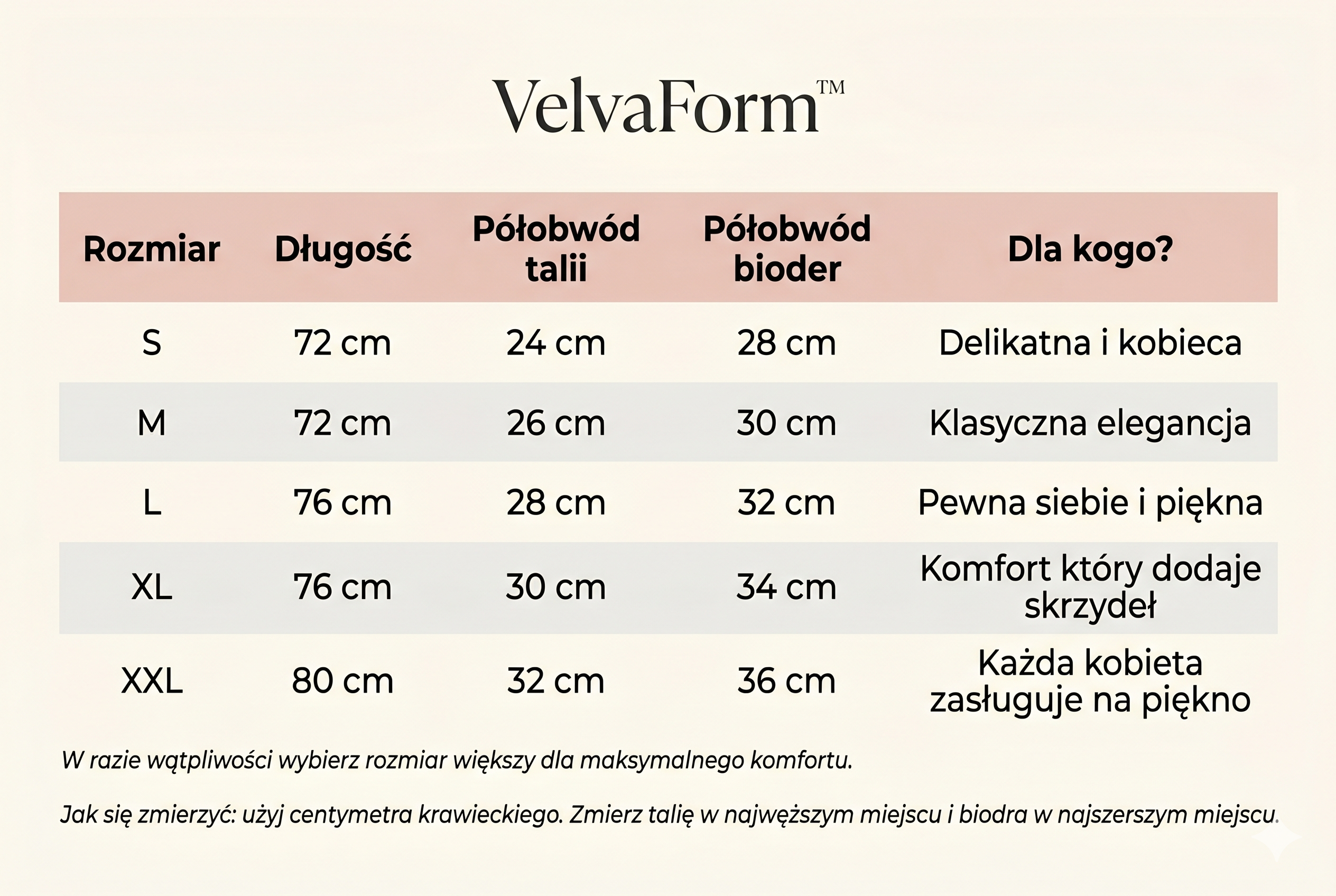 VelvaForm™ Body – Wyszczuplające z efektem Push-Up