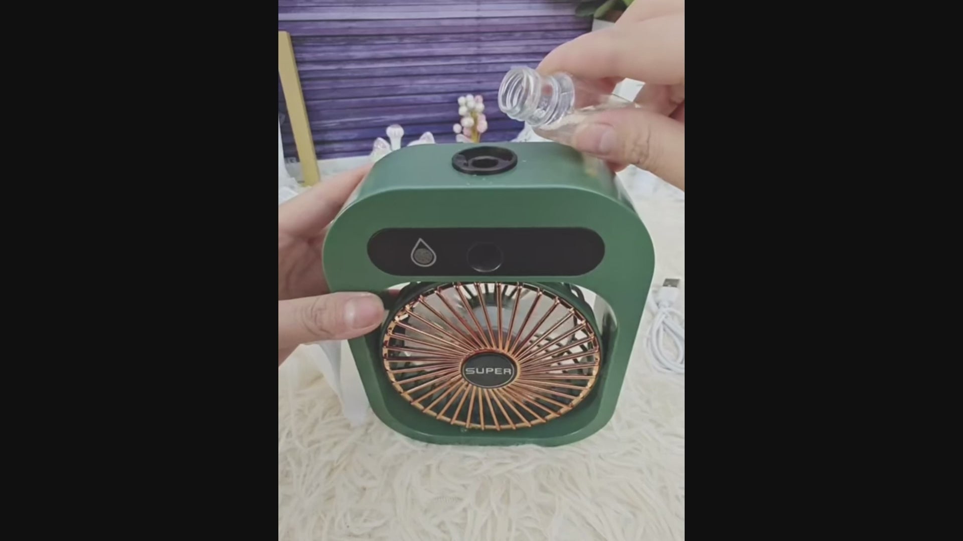 Air Conditioning Fan and Air Mist Humidifier